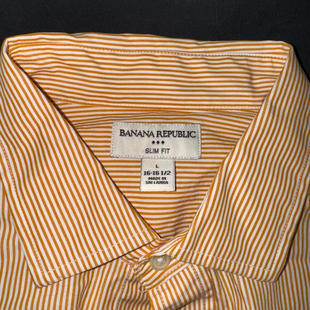 Banana republic dress shirt (size L) slim fit